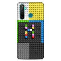 Lopard Oppo Realme 5 Pro Uyumlu Kılıf BloX (40) Fit Silikon Kılıf X Harfi