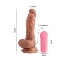 Censan 13.4 Cm Kablolu Kumandalı Dildo Vibratör