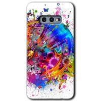 Galaxy S10e Kılıf HD Desen Baskılı Arka Kapak - 4K Clock + Kırılmaz Cam