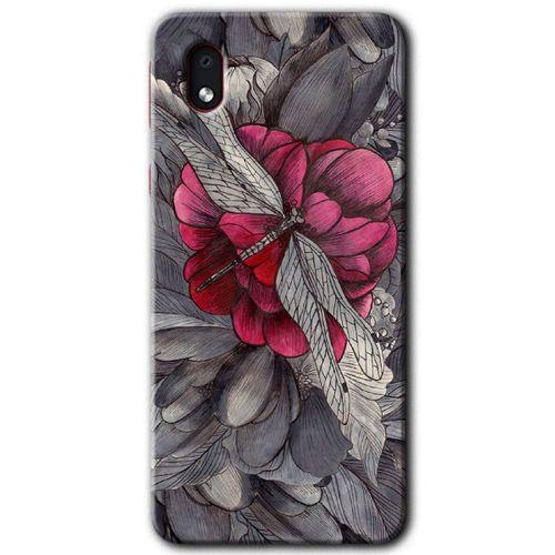 MRCİLETİSİM Samsung Galaxy A01 Core Kılıf Baskılı Kapak - kelebek Ömrü +Tam Ekran Koruyucu