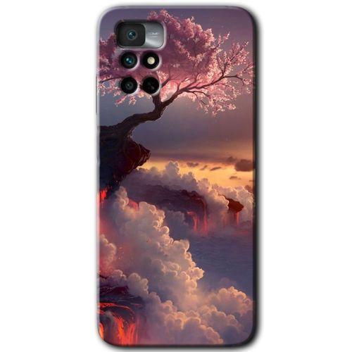 Xiaomi Redmi Note 11 4G Kılıf HD Desen Baskılı Arka Kapak+Temperli Cam - Uçurumdaki Hayat