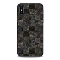 Mermer Desenli (47) Tema Crystal Flex Kılıf Zeytin Apple Iphone X Kılıf