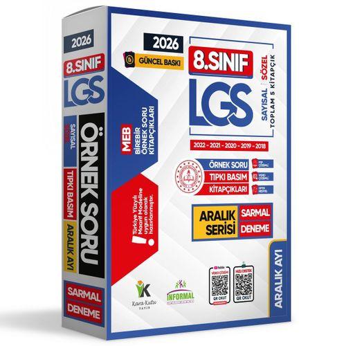 2026 8 Sınıf LGS Aralık Ayı MEB Örnek Soru Tıpkı Basım 5li Sarmal Deneme Paketi Video/PDF Çözümlü