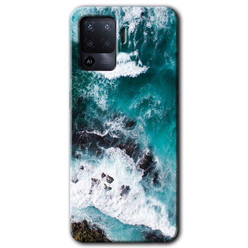 OPPO Oppo Reno 5 Lite Kılıf HD Desen Baskılı Arka Kapak - Deniz Kıyısı