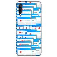 Retro (48) Desen Bumper Kılıf Renkli Samsung Galaxy A70 Kılıf