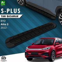 S-Dizayn BYD Atto 3 S-Plus Siyah Yan Basamak 193 Cm Etekli 2022 Üzeri