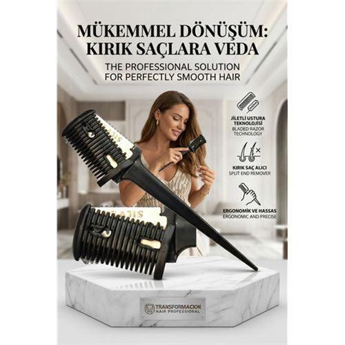 Jiletli Kırık Saç Alıcı Tarak & Profesyonel Saç Usturası 714816