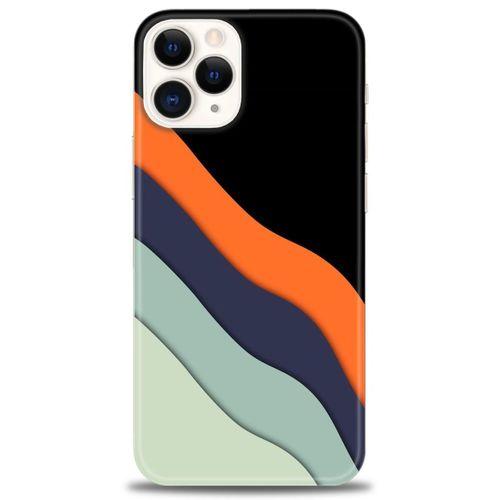 iPhone 12 Pro Kılıf HD Baskılı Kılıf - Siyah + Tam Ekran Koruyucu