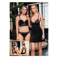 BÜŞRA İÇ GİYİM 1312 DESTEKLİ SÜTYEN KÜLOT KOMBİNEZON TAKIMSETİ ( 3 LÜ ) EMH