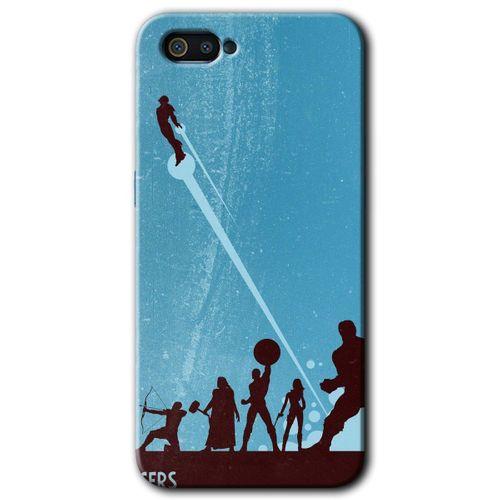 Realme C2 Kılıf HD Desen Baskılı Arka Kapak - Avengers Team