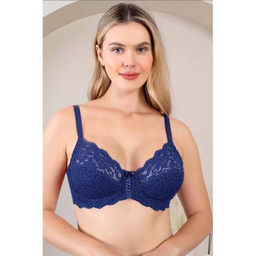 Nurteks 1050 Kadın Balenli Dantelli Toparlayıcı Sütyen