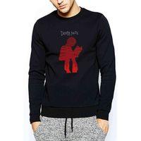 Death Note Baskılı Siyah Erkek Sweatshirt