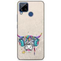 Animax DJ İnek Oppo Realme C15 Kılıf Desenli Silikon