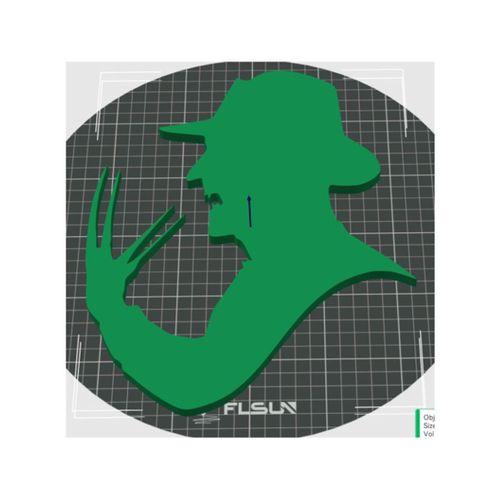 Freddy Krueger Gölge Yansıtma Gobosu Kesimi 4/4 3D Baskı (Bu ürün Sadece Plastik parçadır - Almadan Önce Soru Sorabilirsiniz)