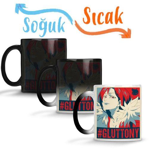 The Seven Deadly Sins Merlin - Gluttony Sihirli Kupa Bardak Porselen