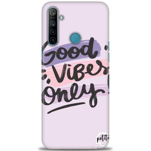 Realme C3 Kılıf HD Baskılı Kılıf - Good Vibes + Tam Ekran Koruyucu