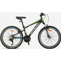 Kron XC 75 24 Jant Erkek Çocuk Bisikleti Mat Siyah/Neon Sarı