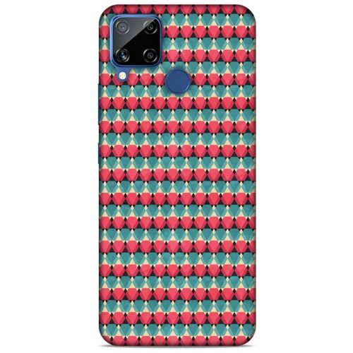 Geometrix 34 Oppo Realme C15 Kılıf Silikon Kapak