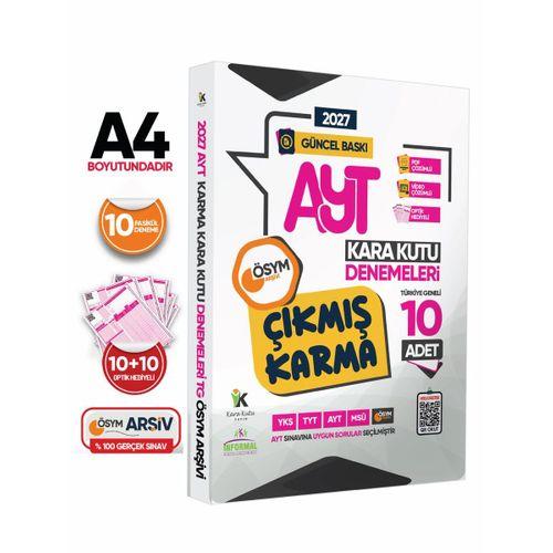2027 AYT ÖSYM Çıkmış Karma Kara Kutu Sayısal-Eşit Ağırlık Deneme Paketi 10lu TG Dijital Çözümlü