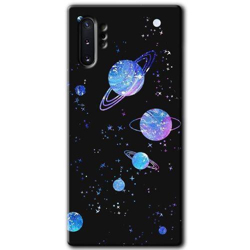 Galaxy Note 10 Plus Kılıf HD Desen Baskılı Arka Kapak - Samanyolu Galaksi