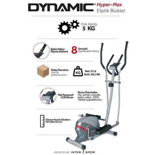 Dynamic Hypermax Manyetik Eliptik Kondisyon Bisikleti