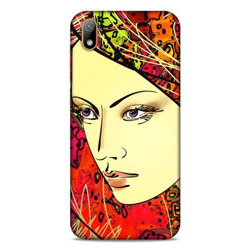 Lopard Huawei Y5 2019 Uyumlu Kılıf Sürreal Yüzler ♀ (31) TPU Kılıf Baskılı