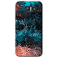 Potkal Hediye Fabrikası Samsung Galaxy A8 2016 Kılıf HD Desen Baskılı Arka Kapak - Liquid Colorfull