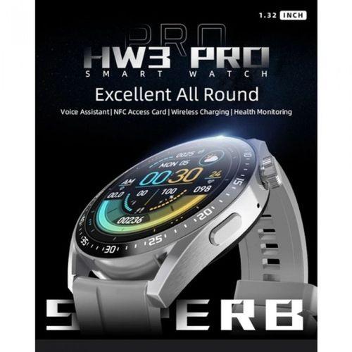 Hw3 Pro Bluetooth Çağrı Özellikli Akıllı Saat - Tüm Akıllı Telefonlarla Uyumlu - Gri