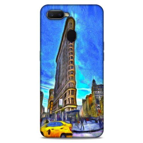 Oppo Ax7 Kılıf Dünya Mimarisi (7) Telefon Kılıfı Flat Iron New York