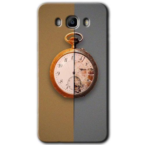 Galaxy J7 2016 Kılıf HD Desen Baskılı Arka Kapak - Clocks Artwork
