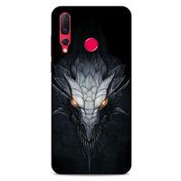 Huawei P Smart Z Kılıf Dragons (13) Silikon Kap Gri Ejderha