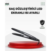 2025 Seri Profesyonel Isı Ayarlı Titanyum Kaplama Saç Düzleştirici Dijital Ekranlı