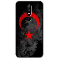 Casper Via P3 Kılıf HD Desen Baskılı Arka Kapak - Black Ayyıldız