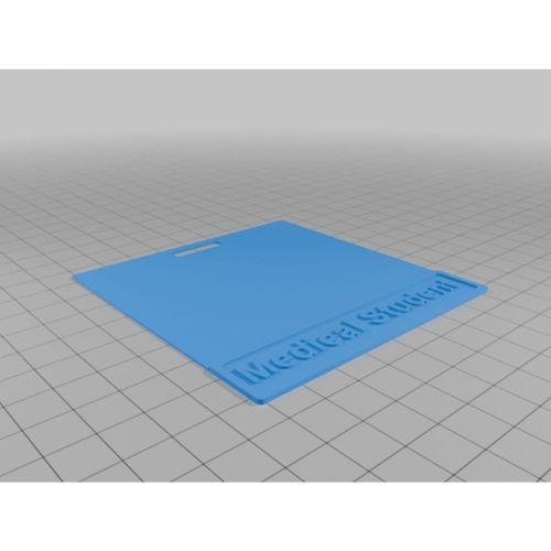 Tıp Öğrencisi Rozeti 3D Baskı (Bu ürün Sadece Plastik parçadır - Almadan Önce Soru Sorabilirsiniz)