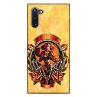 Lopard Samsung Galaxy Note 10 Uyumlu Kılıf Tattoo's (15) Antişok Kılıf Kadın Dövmeleri