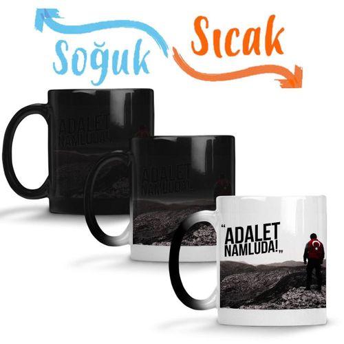 Ayyıldız Adalet Namluda Sihirli Kupa Bardak Porselen