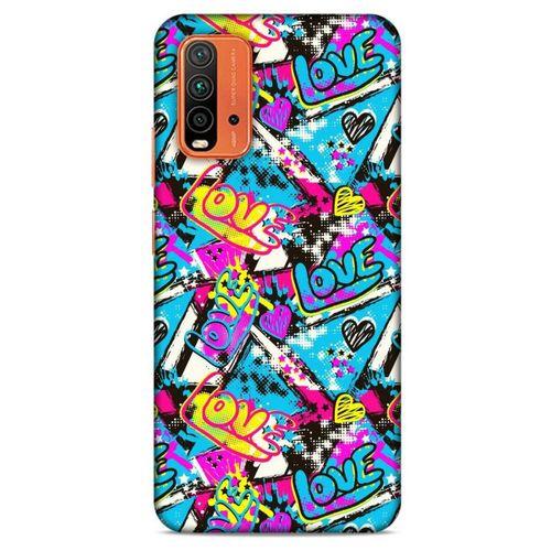 Lopard Xiaomi Redmi 9T Uyumlu Kılıf Graffitix (23) Ultra Koruma Kılıfı