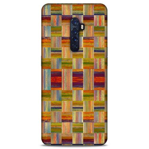 Lopard Oppo Reno 2 Uyumlu Kılıf Wood'X (49) Ultra Silikon Kılıf Baskılı