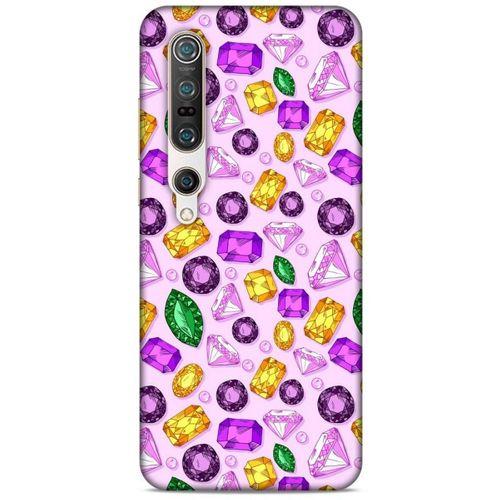 Xiaomi Mi 10 Pro Kılıf Baskılı Özel Seri Taşlı (50) Shockproof Kılıf