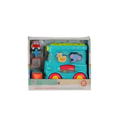 31084 RENKLİ BLOKLAR SEVİMLİ OTOBÜS