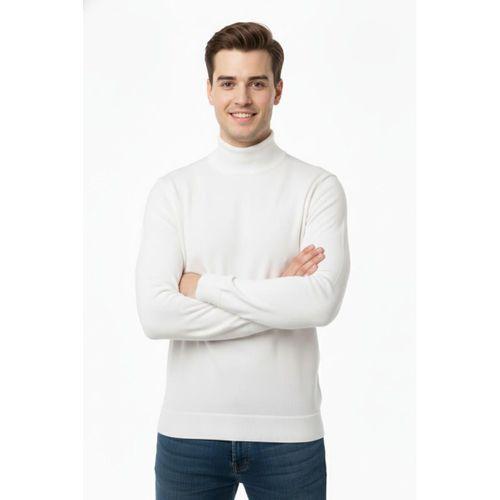Erkek Yarım Balıkçı Kazak Çelik Örgü Regular Kalıp 4241B BGL-ST04854
