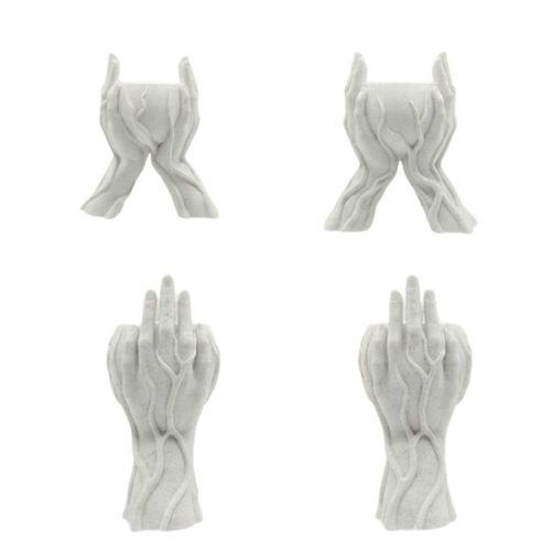 Dekoratif 3d El Tasarımlı Vazo Saksı Modern Ev Dekorasyon Aksesuarı