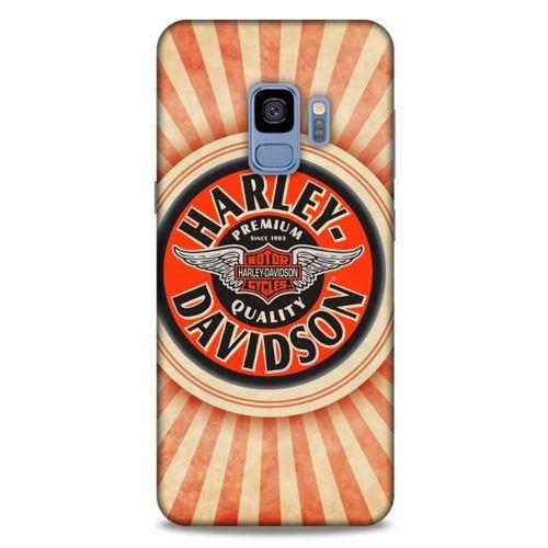 Samsung Galaxy S9 Uyumlu Kılıf Motorsiklet (43) Thin Fit Kılıf Harley