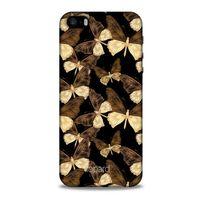 Apple Iphone 5S Kılıf Kelebek Etkisi (41) Tank Kılıf Bej Yeşil