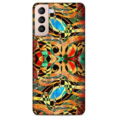 Lopard Samsung Galaxy S21 Plus Uyumlu Kılıf Manipülasyon ☻ (8) Baskılı Kılıf Desenli