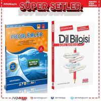 Apotemi Problemler ve AKM Dil Bilgisi Soru Bankası Seti 2 Kitap