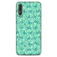 Huawei P20 Pro Kılıf Kelebek Etkisi (7) Telefon Kılıfı Pembe Mavi