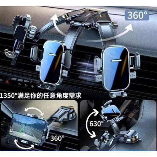 Torpido Üstü Vakumlu Araç Telefon Tutucu Ayarlanabilir Uzun Kollu CM-393