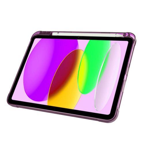 Apple iPad 10.9 2022 (10.Nesil) Kılıf Zore Tri Folding Kalem Bölmeli Standlı Kılıf