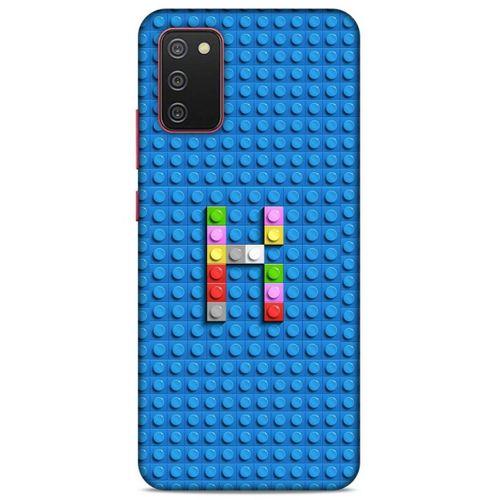Lopard Samsung Galaxy A02S Uyumlu Kılıf BloX (22) Tam Koruma Kılıfı K Harfi